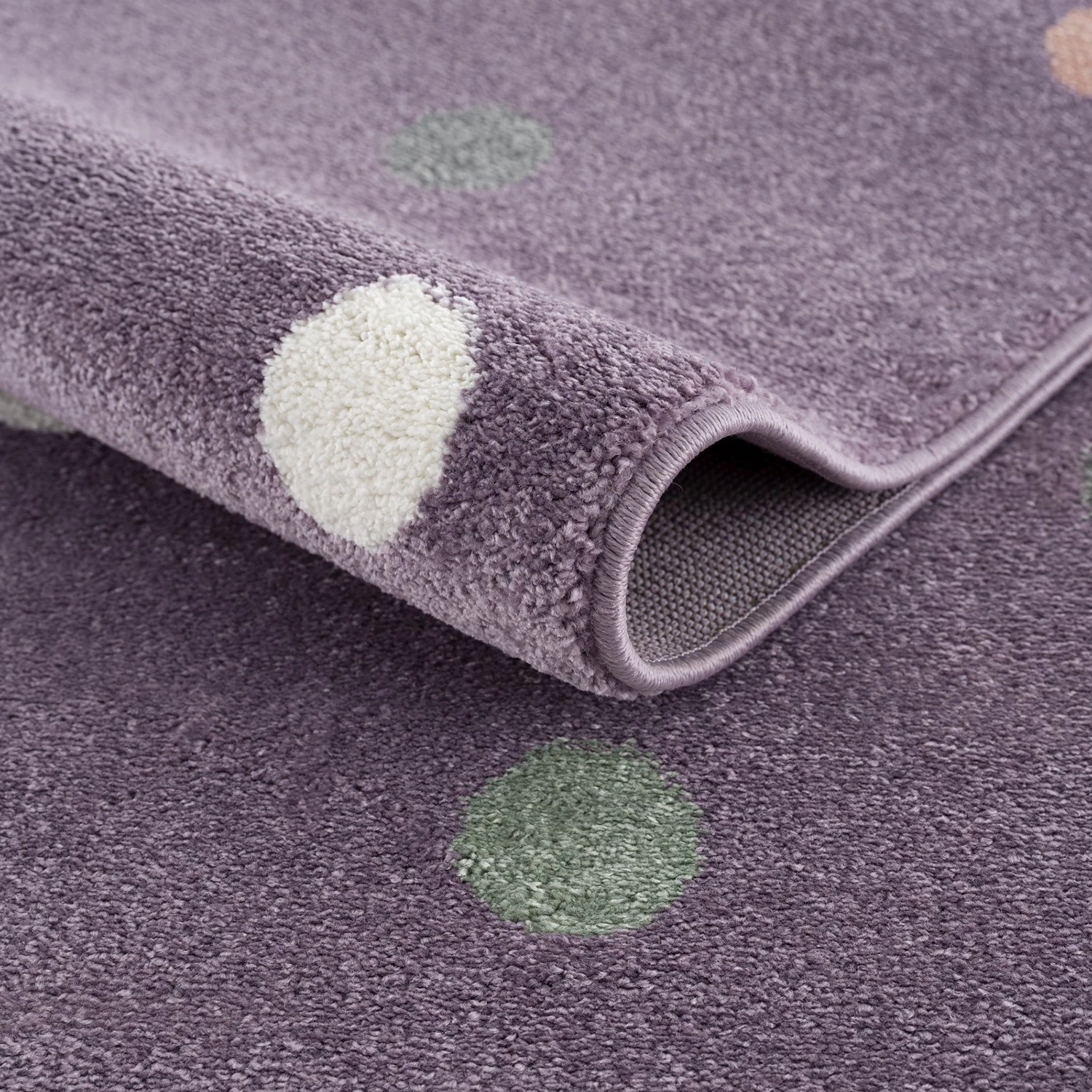 Happy Rugs Tapis enfant Wheel I - Polypropylène - Lilas - 100 x 160 cm 3 Happy Rugs Tapis enfant Wheel I - Polypropylène - Lilas - 100 x 160 cm – Image 3