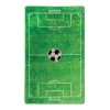 Top Square Tapis enfant Football - Velours - Vert