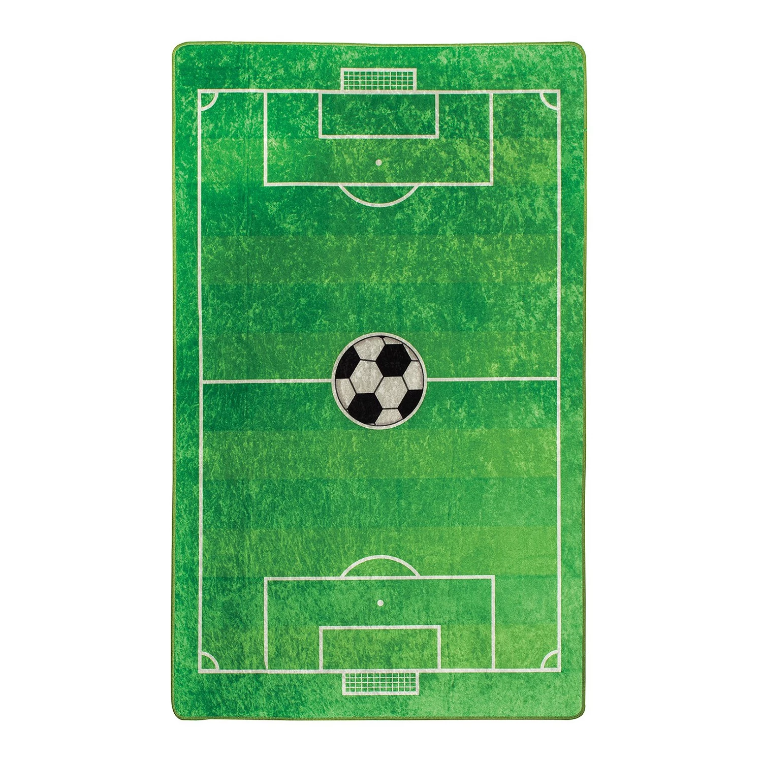 Top Square Tapis enfant Football - Velours - Vert 1 Top Square Tapis enfant Football - Velours - Vert