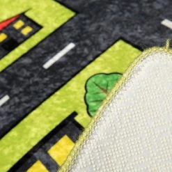 Top Square Tapis enfant Green City - Velours - Vert -Tapis enfant Soldes 1000329801 220307 030 DETAILS P000000001000329801