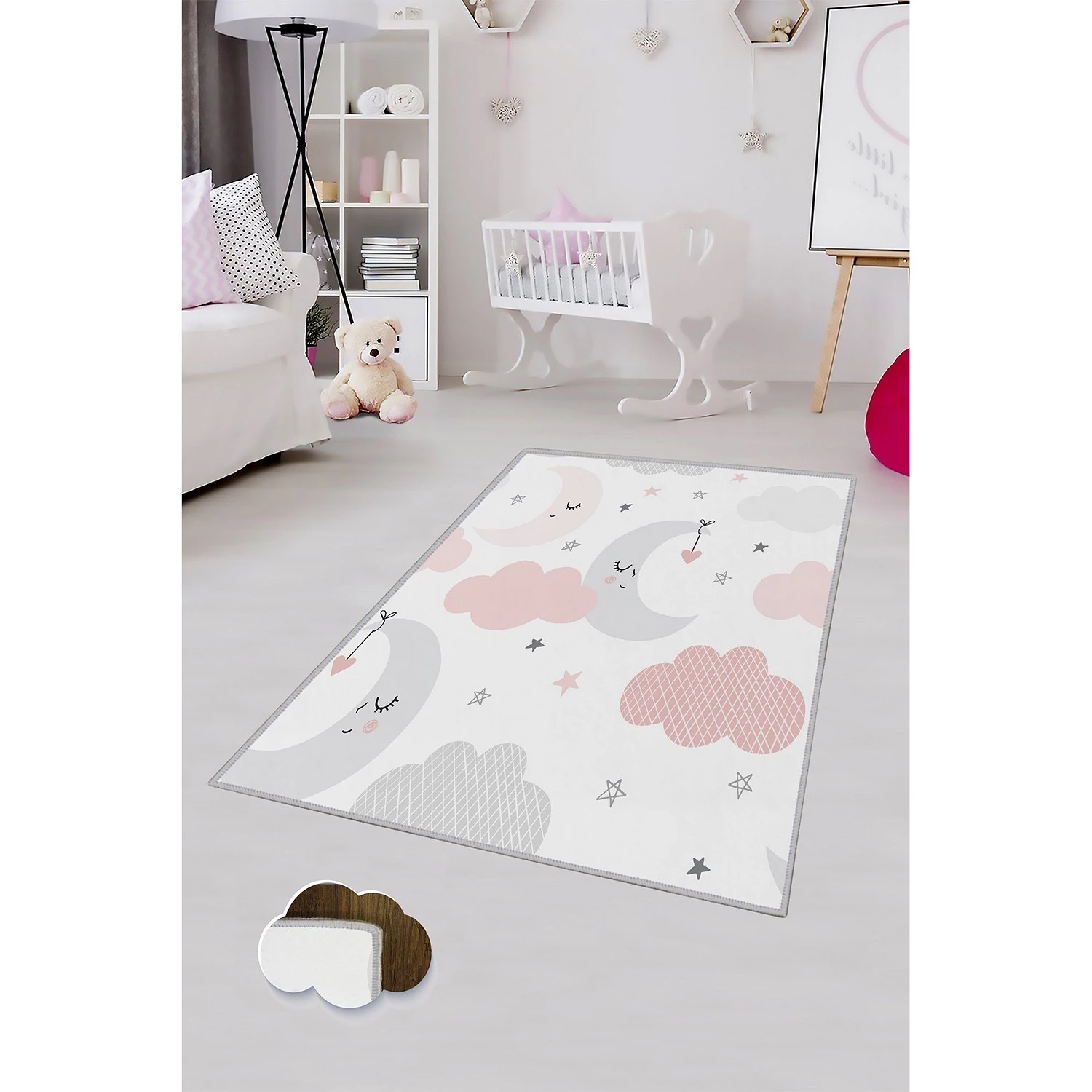 Top Square Tapis enfant Frederik - Polyester - Multicolore 2 Top Square Tapis enfant Frederik - Polyester - Multicolore – Image 2
