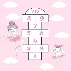 Top Square Tapis enfant PurStar - Polyester - Rose vif -Tapis enfant Soldes 1000329842 220307 070 DETAILS P000000001000329842