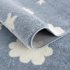 Happy Rugs Tapis enfant Nighttime - Polypropylène - Bleu layette - 120 x 180 cm -Tapis enfant Soldes 1000332574 220211 030 DETAILS P000000001000332574