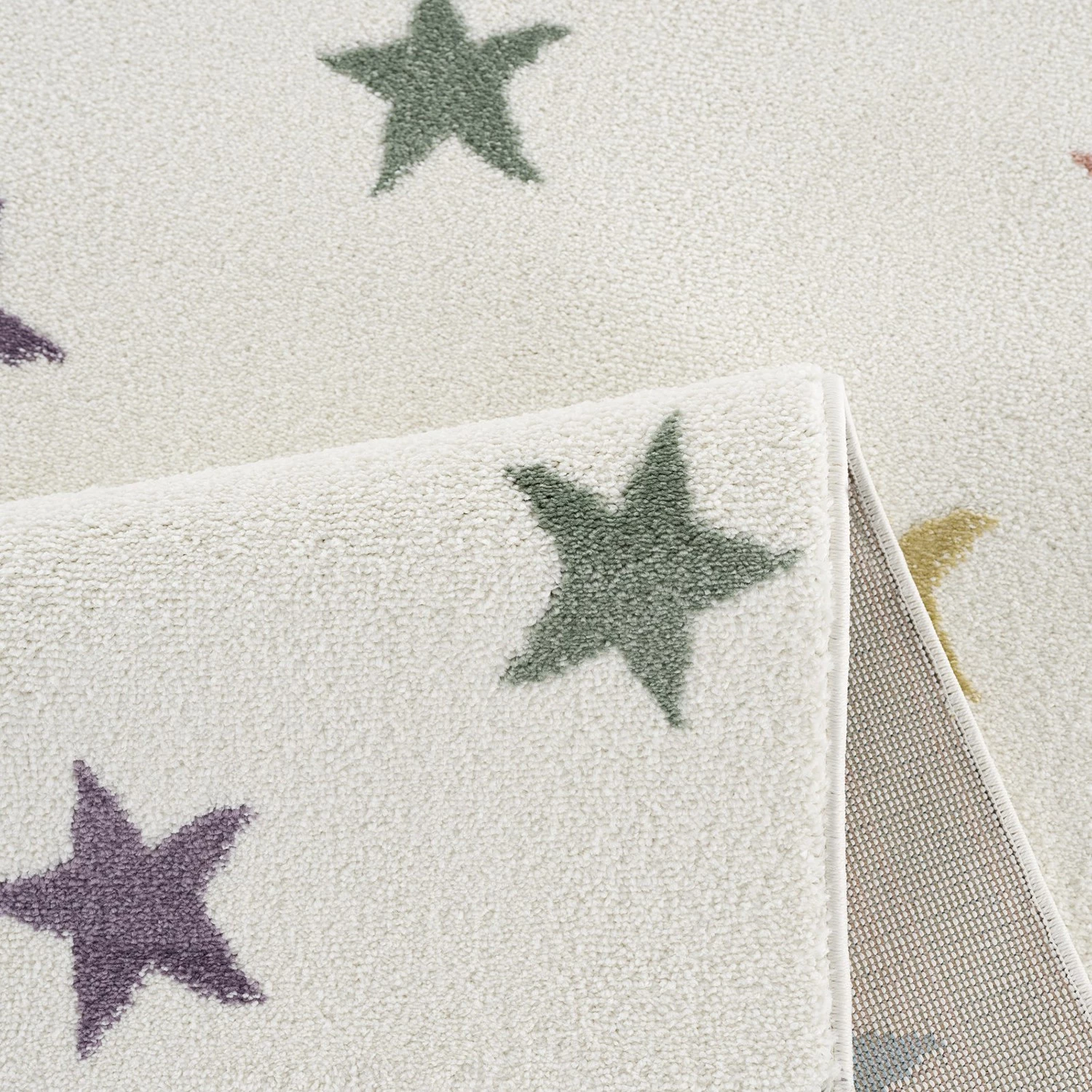 Happy Rugs Tapis enfant Fame I - Polypropylène - Crème - 120 x 180 cm 4 Happy Rugs Tapis enfant Fame I - Polypropylène - Crème - 120 x 180 cm – Image 4