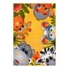 Hanse Home Tapis enfant / couloir Jungle Crew - Polypropylène thermobouclé - Vert / Jaune