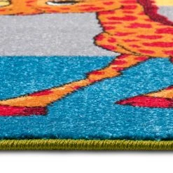 Hanse Home Tapis enfant Patchwork Zoo - Polypropylène thermobouclé - Multicolore - 200 x 290 cm -Tapis enfant Soldes 1000360954 220726 060 DETAILS P000000001000360954