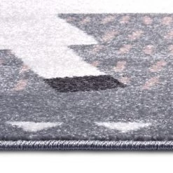Hanse Home Tapis enfant / couloir Alpaca Dolly - Polypropylène thermobouclé - Gris / Rose vif -Tapis enfant Soldes 1000360971 220726 060 DETAILS P000000001000360971