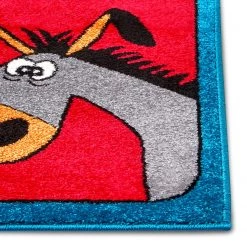 Hanse Home Tapis enfant Zoo Buddies - Polypropylène thermobouclé - Bleu - 120 x 170 cm -Tapis enfant Soldes 1000360974 220726 050 DETAILS P000000001000360974