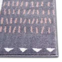 Hanse Home Tapis enfant Alpaca Dolly - Polypropylène thermobouclé - Gris / Rose vif - 160 x 230 cm -Tapis enfant Soldes 1000361007 220726 050 DETAILS P000000001000361007