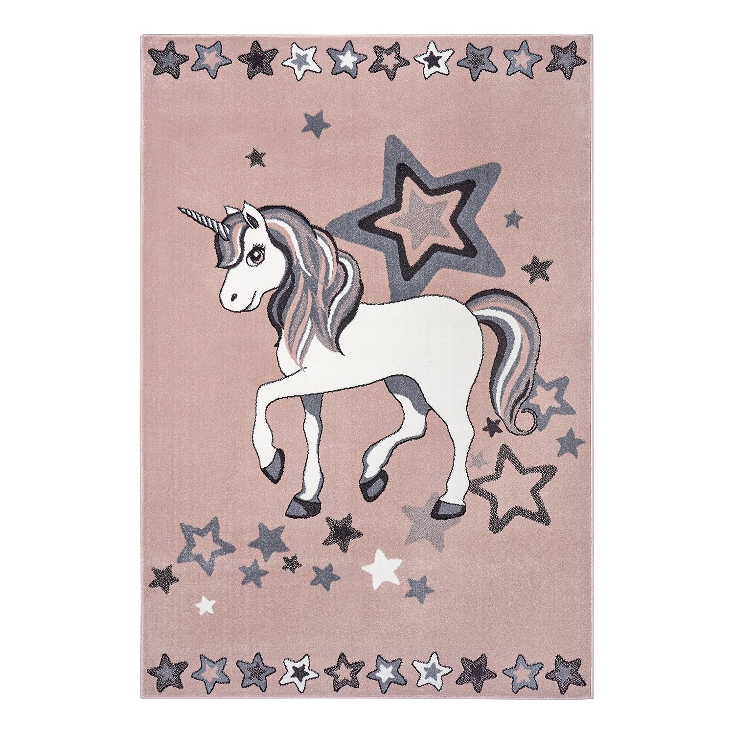 Hanse Home Tapis enfant Unicorm Dream - Polypropylène thermobouclé - Rose - 120 x 170 cm 1 Hanse Home Tapis enfant Unicorm Dream - Polypropylène thermobouclé - Rose - 120 x 170 cm