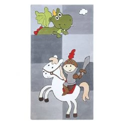 THEKO die markenteppiche Tapis enfant Maui - Gris - 100 cm x 160 cm